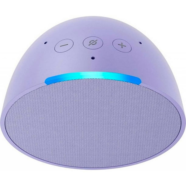 Bocina Inteligente Amazon Echo Pop Wifi Bluetooth Tipo Media Luna Color Lavanda