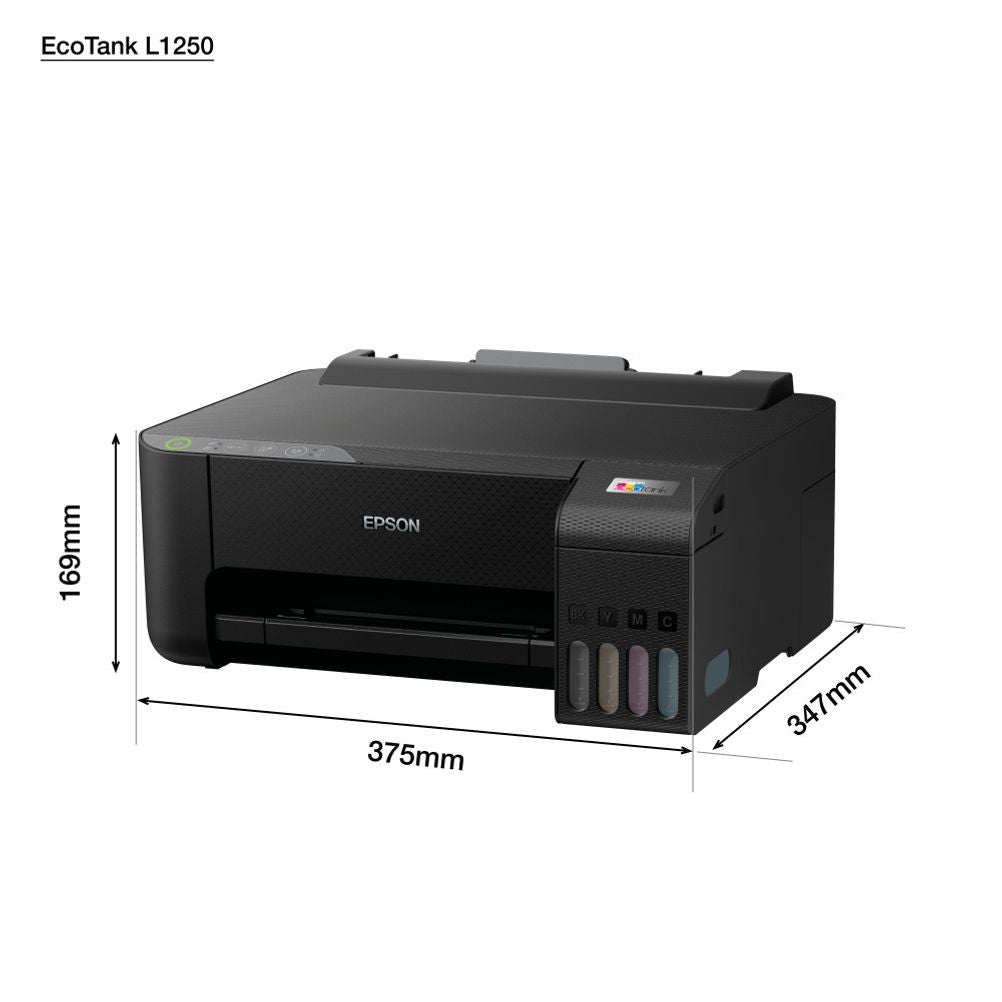 Impresora Epson EcoTank L1250 Inyección de Tinta a Color.