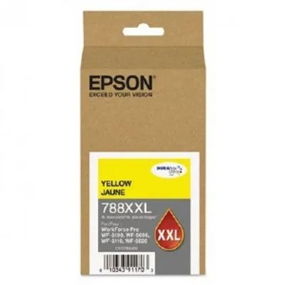 Cartucho de Tinta para Impresora Epson T788XXL Amarillo WorkForce WF-8090