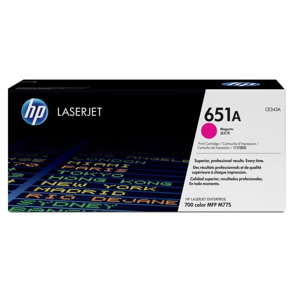 Cartucho de Toner HP 651A Magenta 16000 Pagina(s) HP LaserJet Enterprise M775