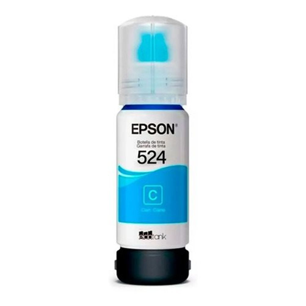 Tinta Epson T524 Color Cian