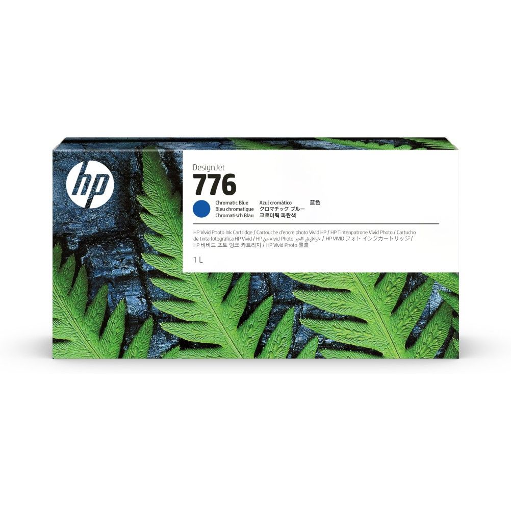 Cartucho de Tinta HP 776 Azul Cromático DesignJet Z9+ Pro