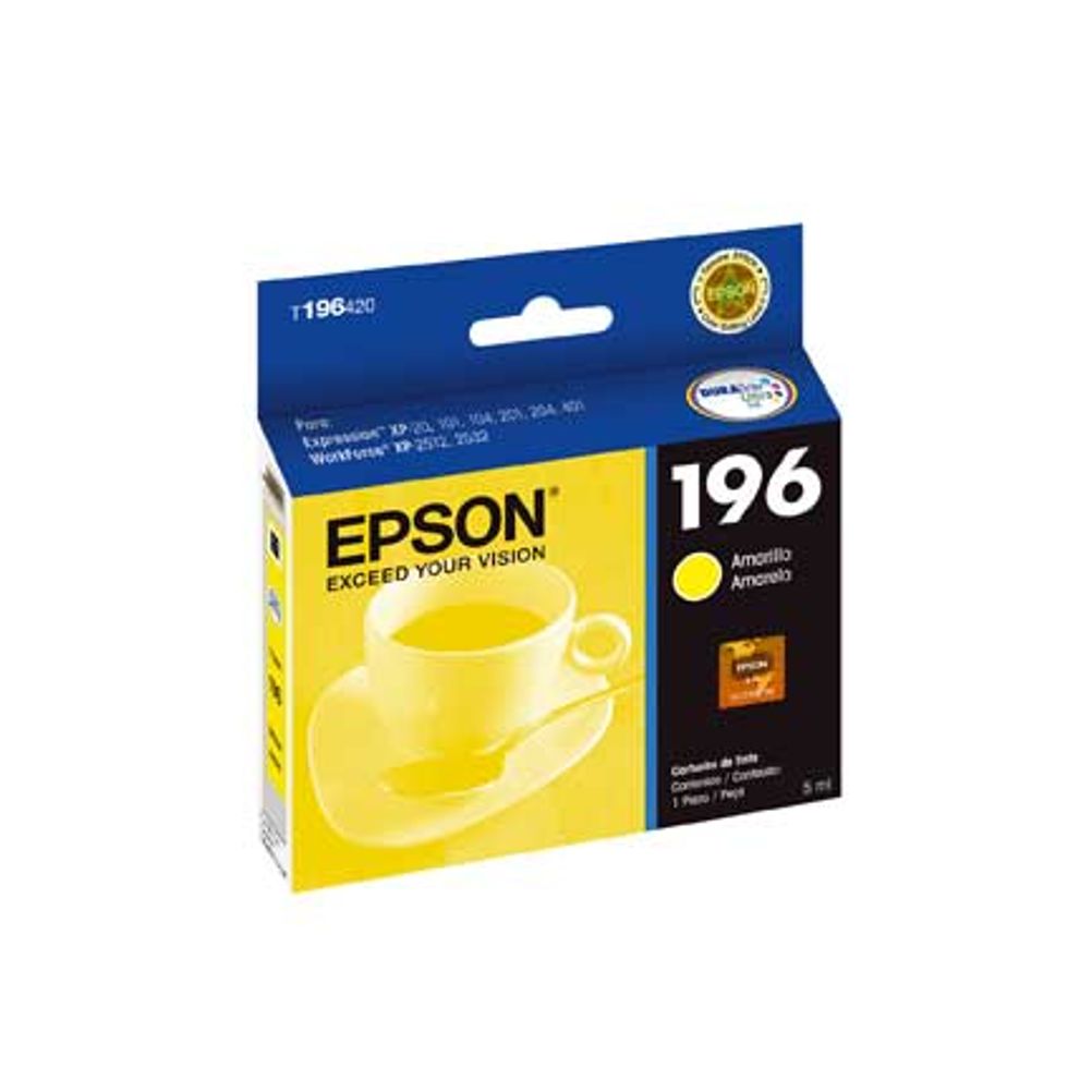 TINTA EPSON 196 - AMARILLO T196420-AL