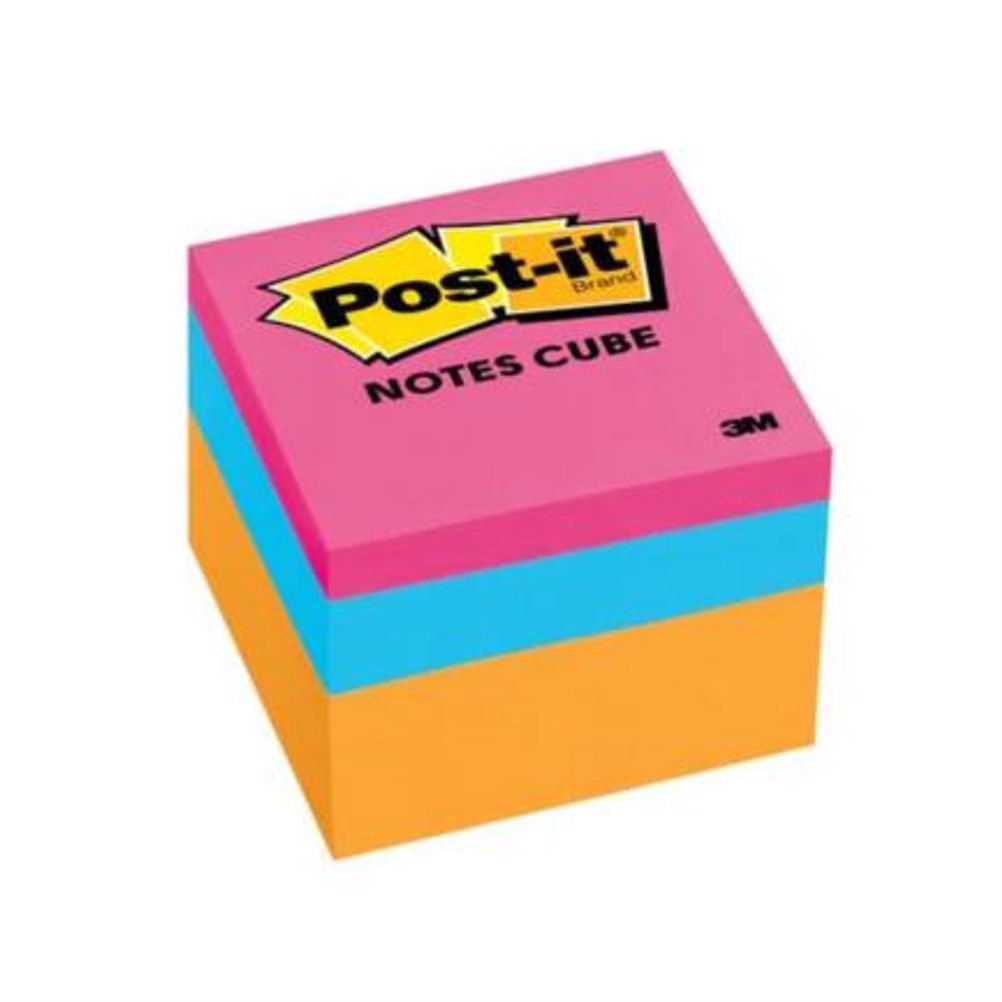 Cubo de Notas Adhesivas 3M Post It Ultra Cuadrado Papel Multicolores 400 Hoja(s)