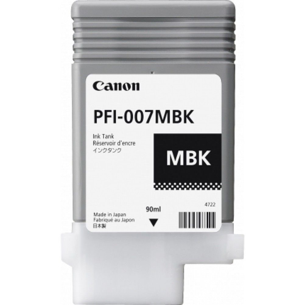 TINTA CANON IMAGEPROGRAF IPF670E NEGRO MATTE PFI-007 MBK