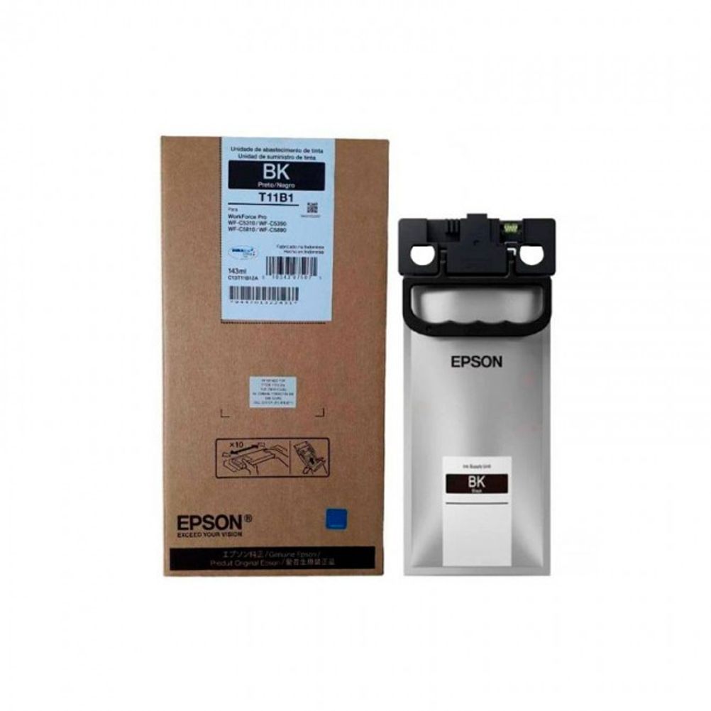 Tinta Epson WorkForce T11B120-AL Negro Compatible WorkForce Pro WF-C5310, WF-C5390