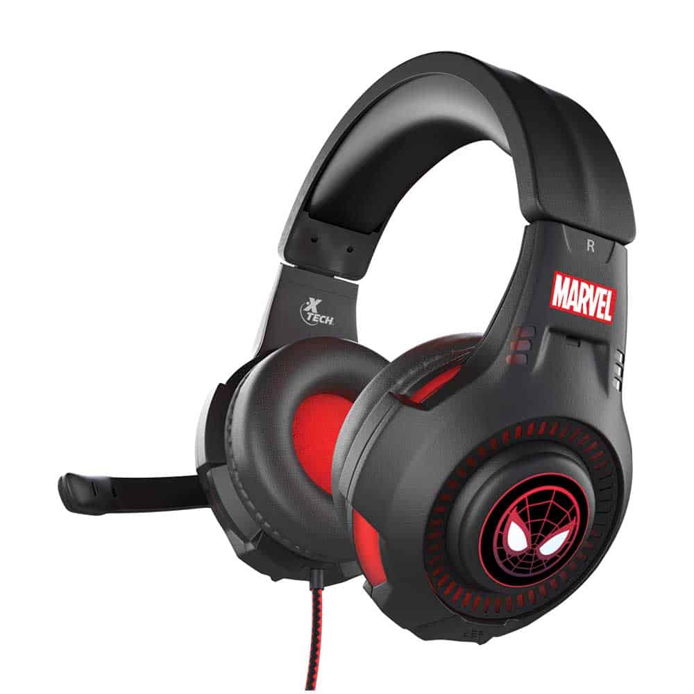 Audífonos con Micrófono Spider-Man XTH-M541SM, Alámbrico, 2 Metros, 3.5mm, Negro Xtech