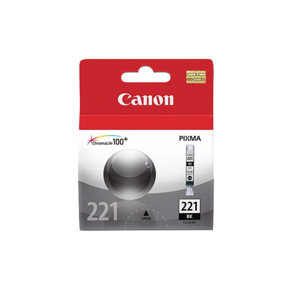 Cartucho de Tinta Canon CLI-221 Negro 342 Pagina(s) IP3600, MP560