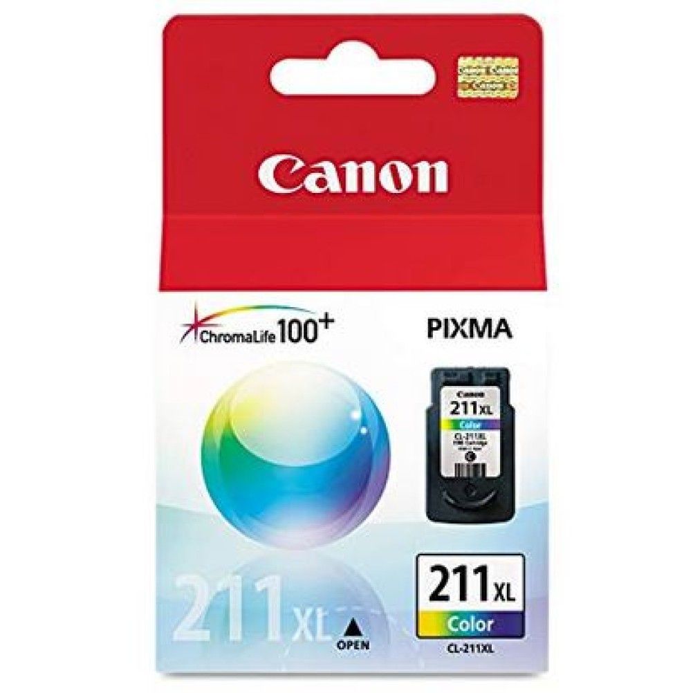 Cartucho de Tinta Canon CL-211XL Multicolor 349 Página(s) PIXMA iP2700, iP2702