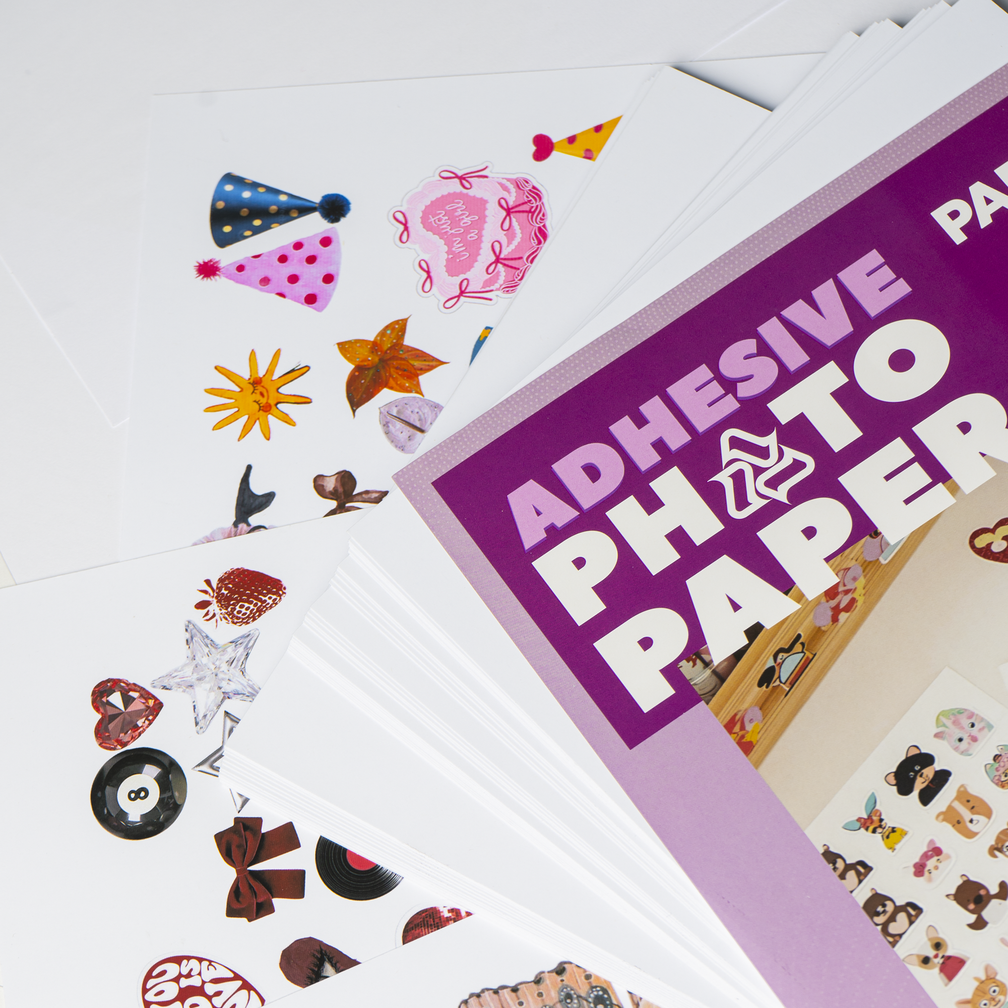 Papel Fotográfico Adhesivo Papira A4 Glossy 150 G 50 Hojas