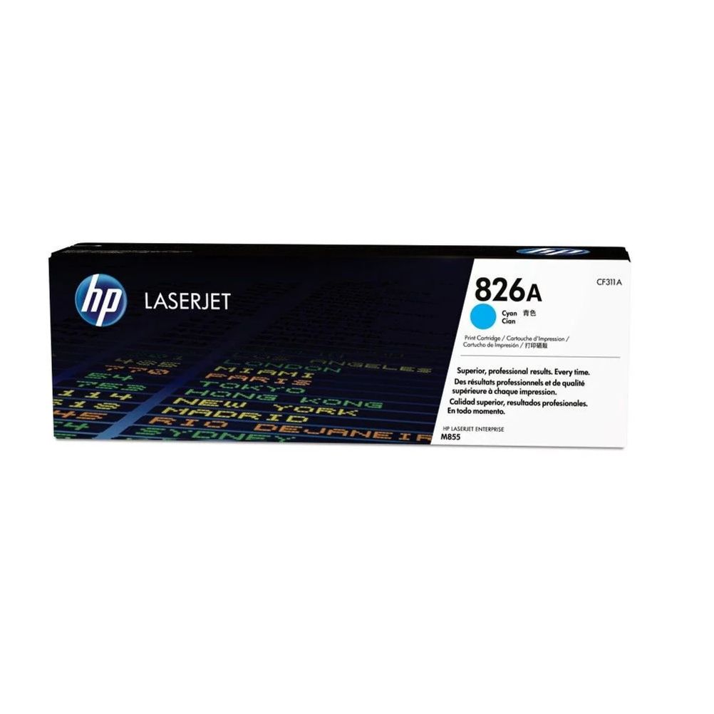 Cartucho de Toner HP 826A Cian HP LaserJet Enterprise M855