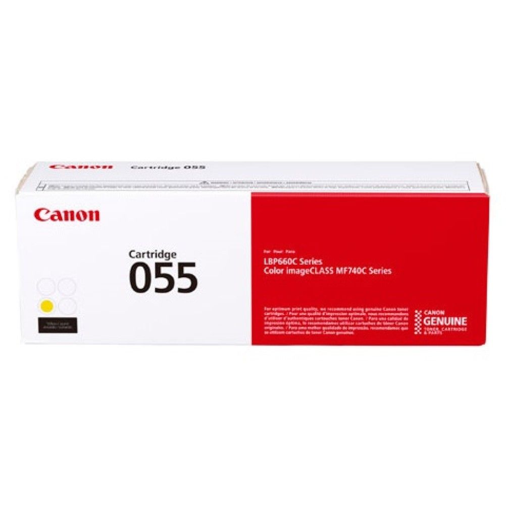 Toner Canon Cartridge 055 Color Amarillo 1200 Páginas