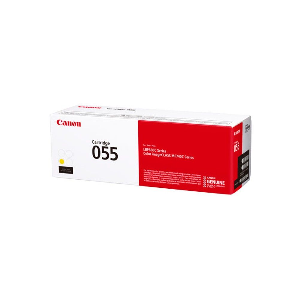 Toner Canon Cartridge 055 Color Amarillo 1200 Páginas