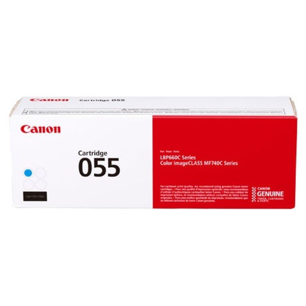 Cartucho de Toner Canon imageCLASS 055 Cian 1200 Pagina(s) imageCLASS MF746Cdw, MF745Cdw