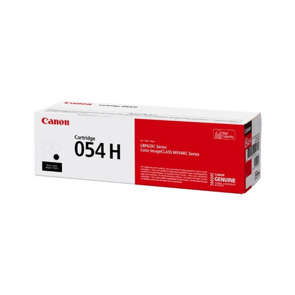 TÓNER CANON CARTRIDGE 054H ALTO RENDIMIENTO, NEGRO, 3100 PÁGINAS 3028C001AA