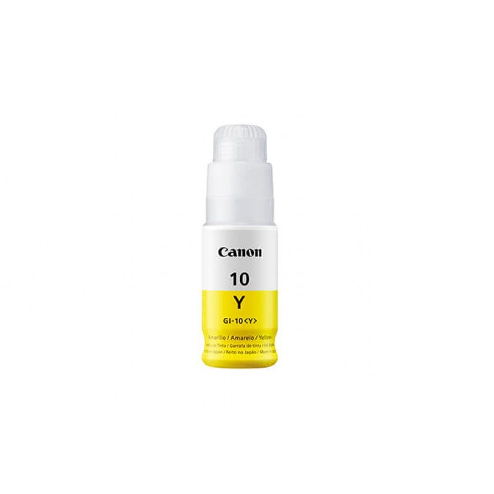 Botella  de Tinta Canon GI-10 Amarillo 7700 Pagina(s) G5010, G6010, G7010