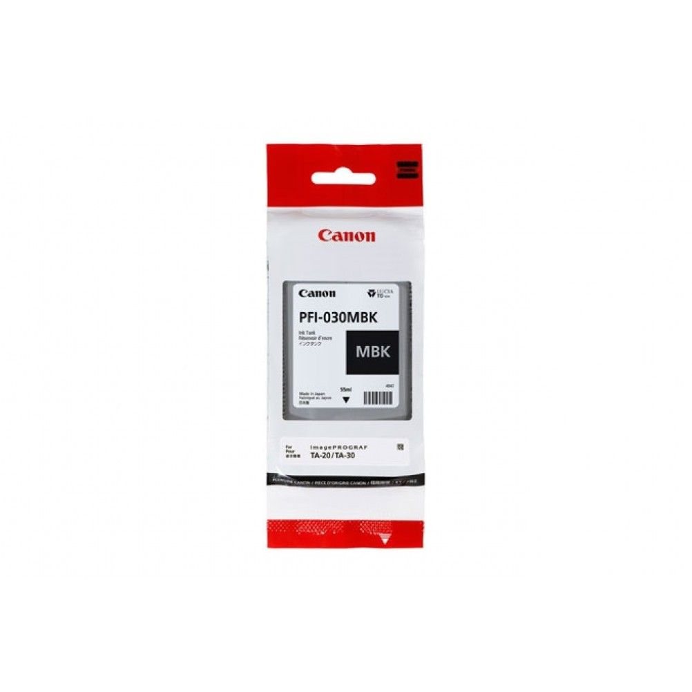 CARTUCHO CANON PFI-030 NEGRO MATE, 55ML 3488C001AA