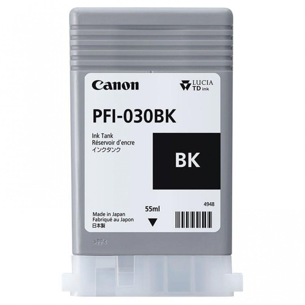 CARTUCHO CANON PFI-030 NEGRO, 55ML 3489C001AA