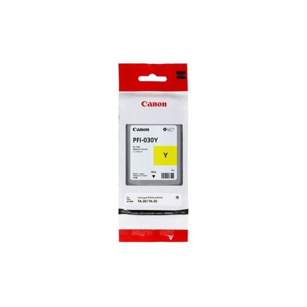 CARTUCHO CANON PFI-030 AMARILLO, 55ML 3492C001AA