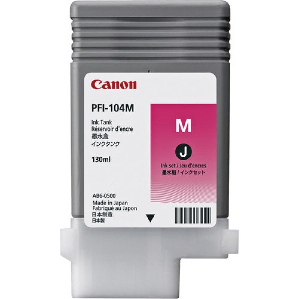 Cartucho de Tinta Canon PFI-104M Magenta imagePROGRAF iPF650,iPF655