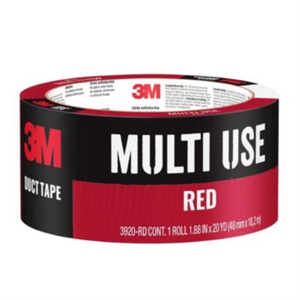 Cinta Sellaductos 3M Roja Multiusos Rollo 48mmx18.2m 1 Pza