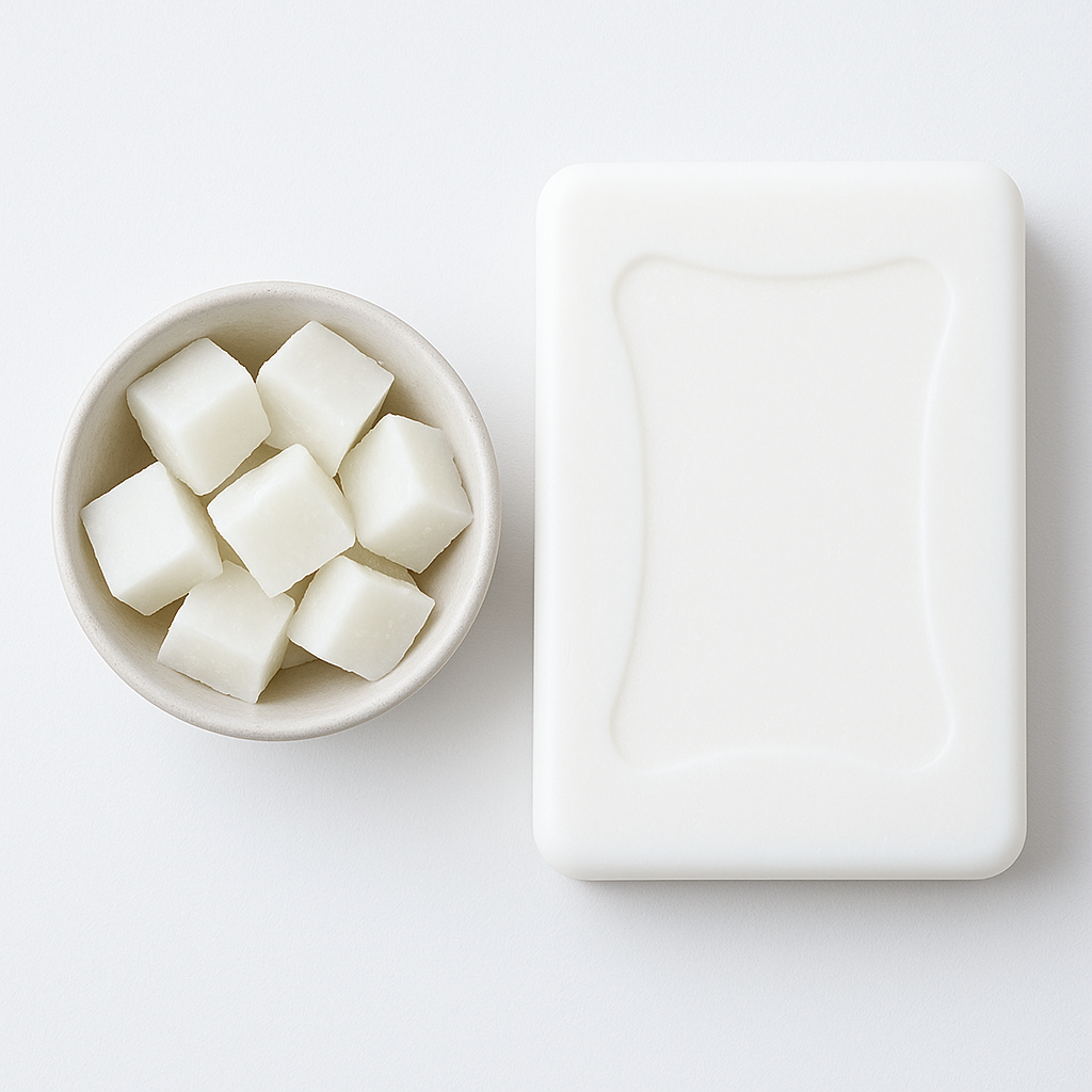 Jabón Base Glicerina Papira Blanca Con Aceite De Coco
