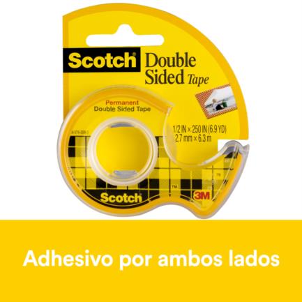 Cinta Doble Capa Scotch 012X6.3 Mts C/Despachador