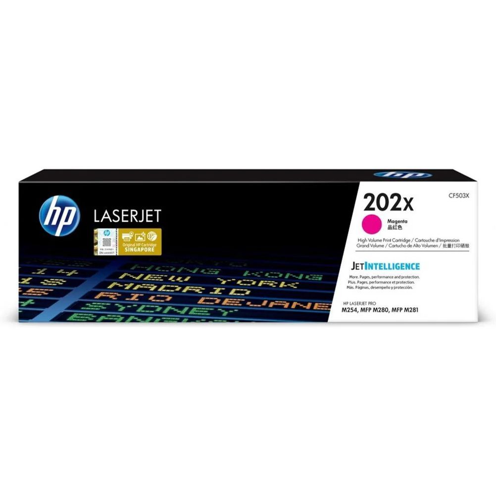 Cartucho de Toner HP 202X Magenta Original