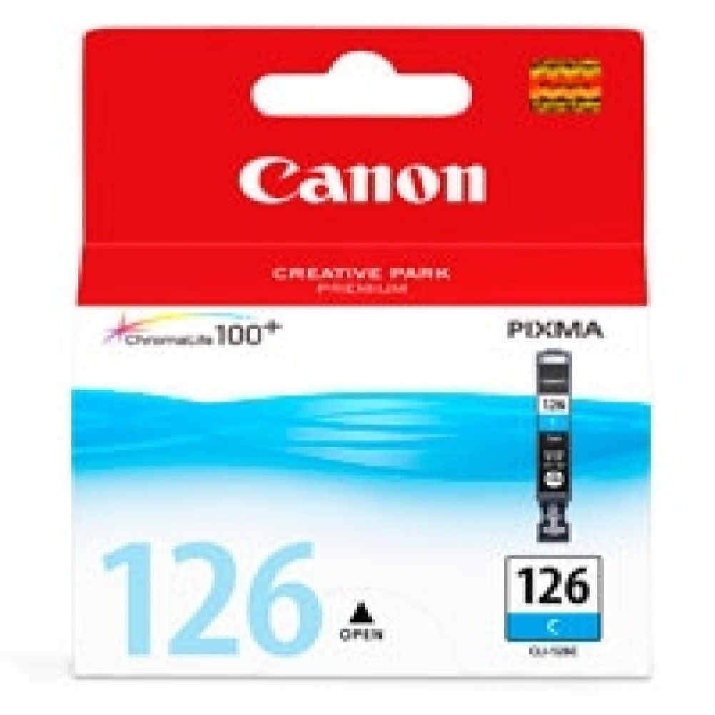 Cartucho de Tinta Canon CLI-126 Cian 200 Pagina(s) Pixma mg5210, mg6110