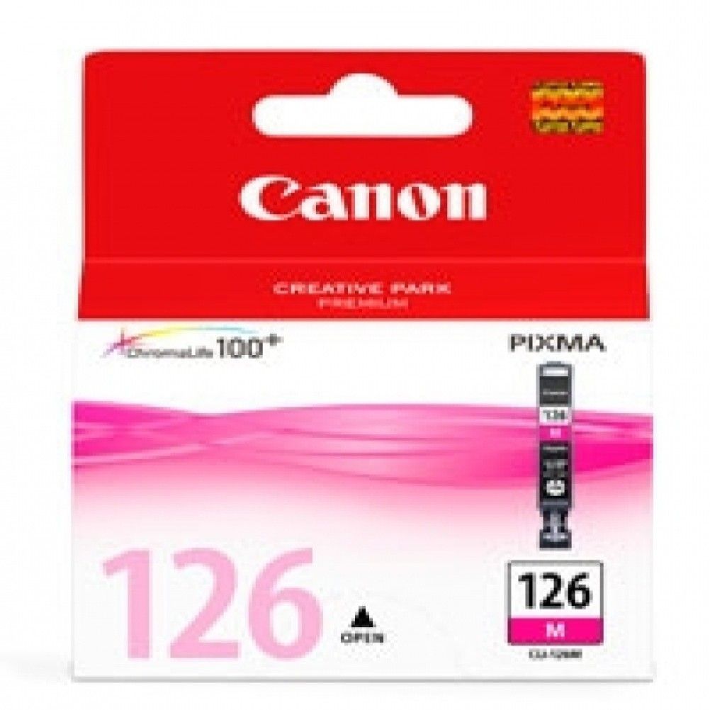 Cartucho de Tinta Canon CLI-126 Magenta 200 Pagina(s) Pixma mg5210, mg6110