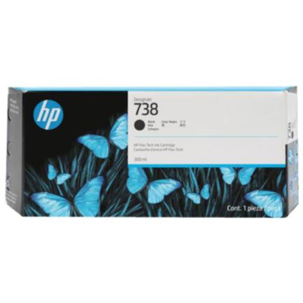 Cartucho de Tinta HP738 Color Negro Compatible con DesignJet DesignJet Series T950, T850