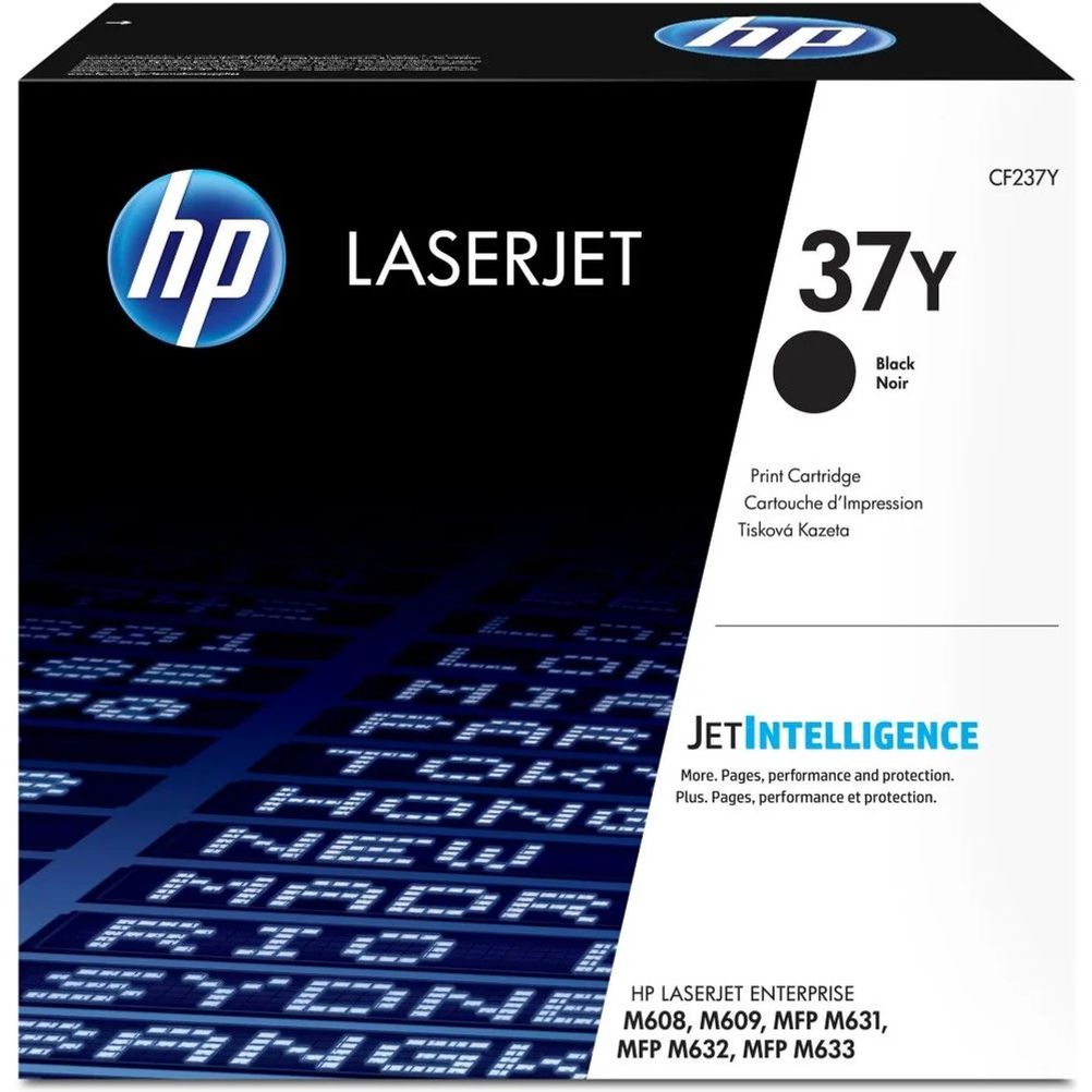 Cartucho de Toner HP 37Y Negro HP LaserJet Enterprise M608, M609