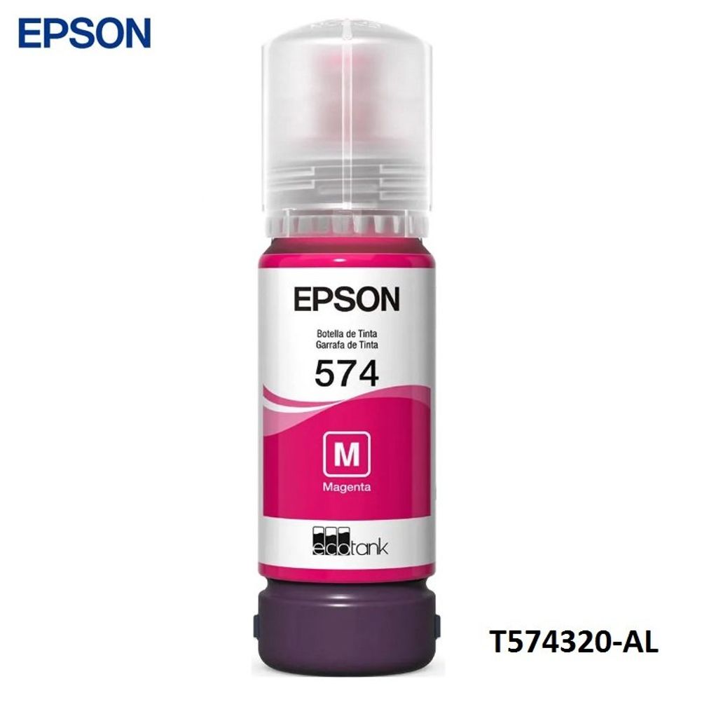 Tinta Epson T574 Color Magenta Compatible con EcoTank L8050 L18050