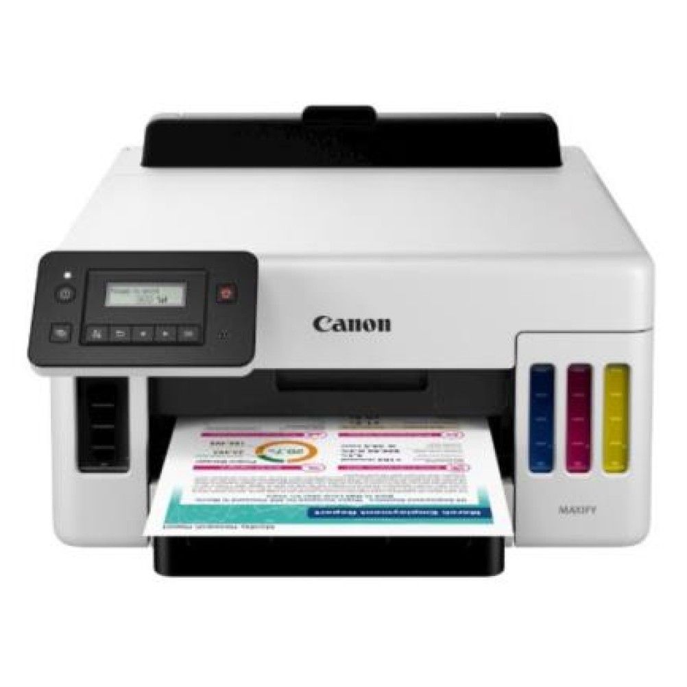 Impresora Canon Maxify GX5010 Impresión a Color Tinta Continúa Láser Inalámbrico (600 x 1200) DPI Dúplex 24 ppm Blanco Negro