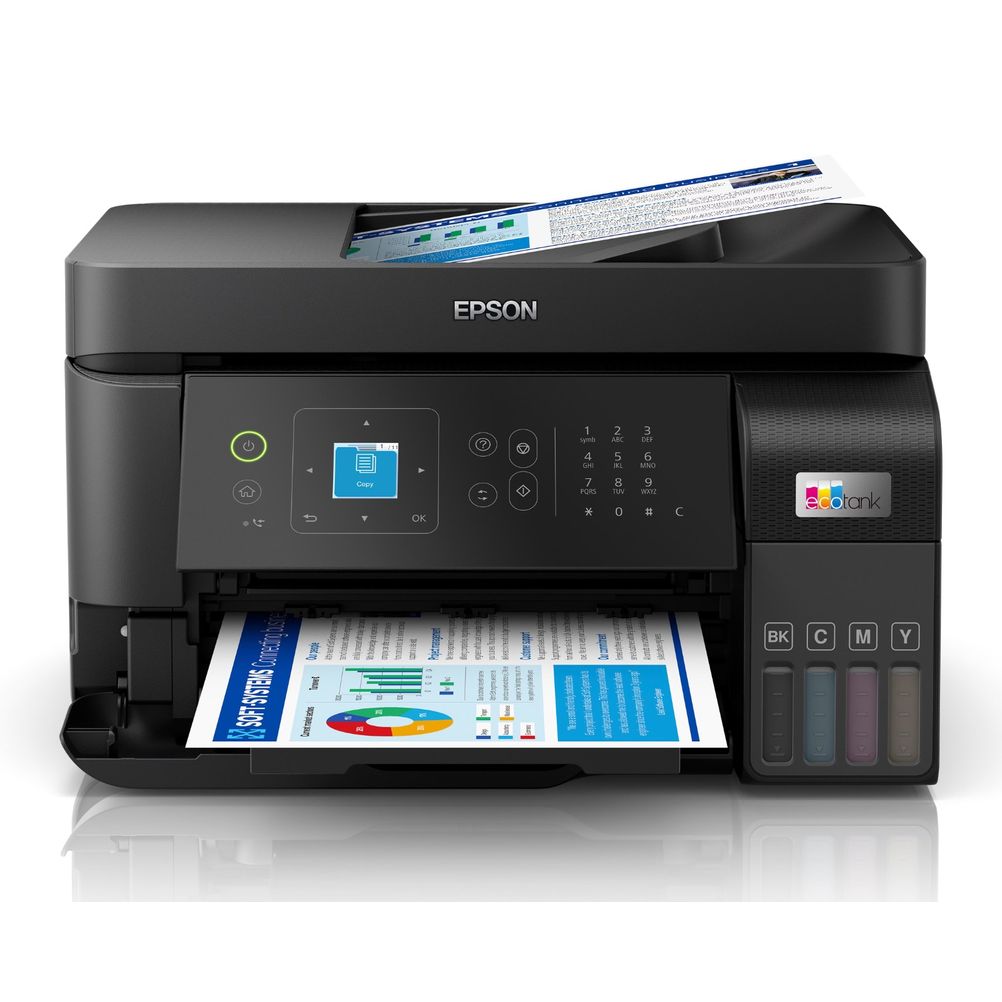 Impresora Multifuncional Epson EcoTank L5590 Inyección de Tinta Térmica Alámbrica Dúplex