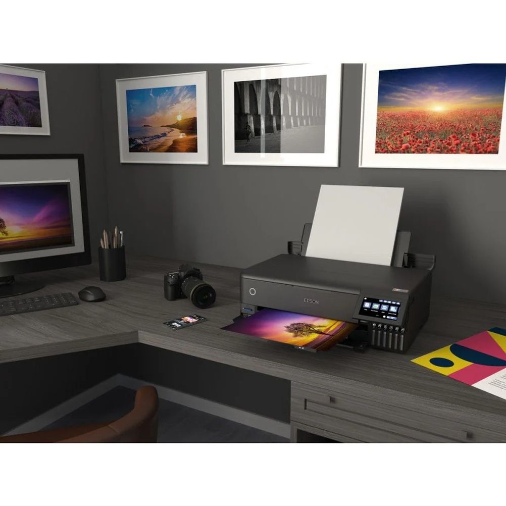 Impresora Multifuncional Epson EcoTank L8180 Color Inyección de Tinta Inalámbrico Dúplex