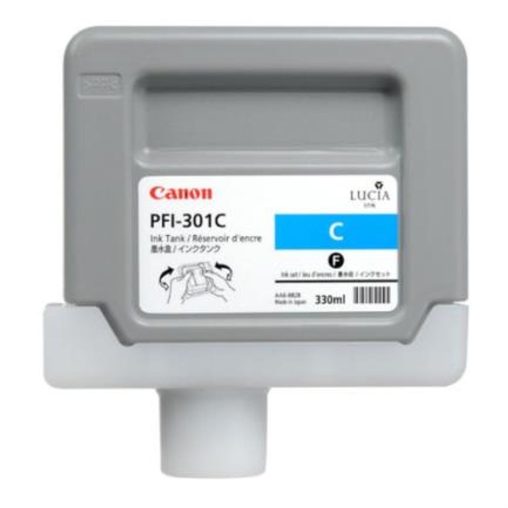 Cartucho de Tinta Canon PFI-301C Cian iPF8000, iPF 9000