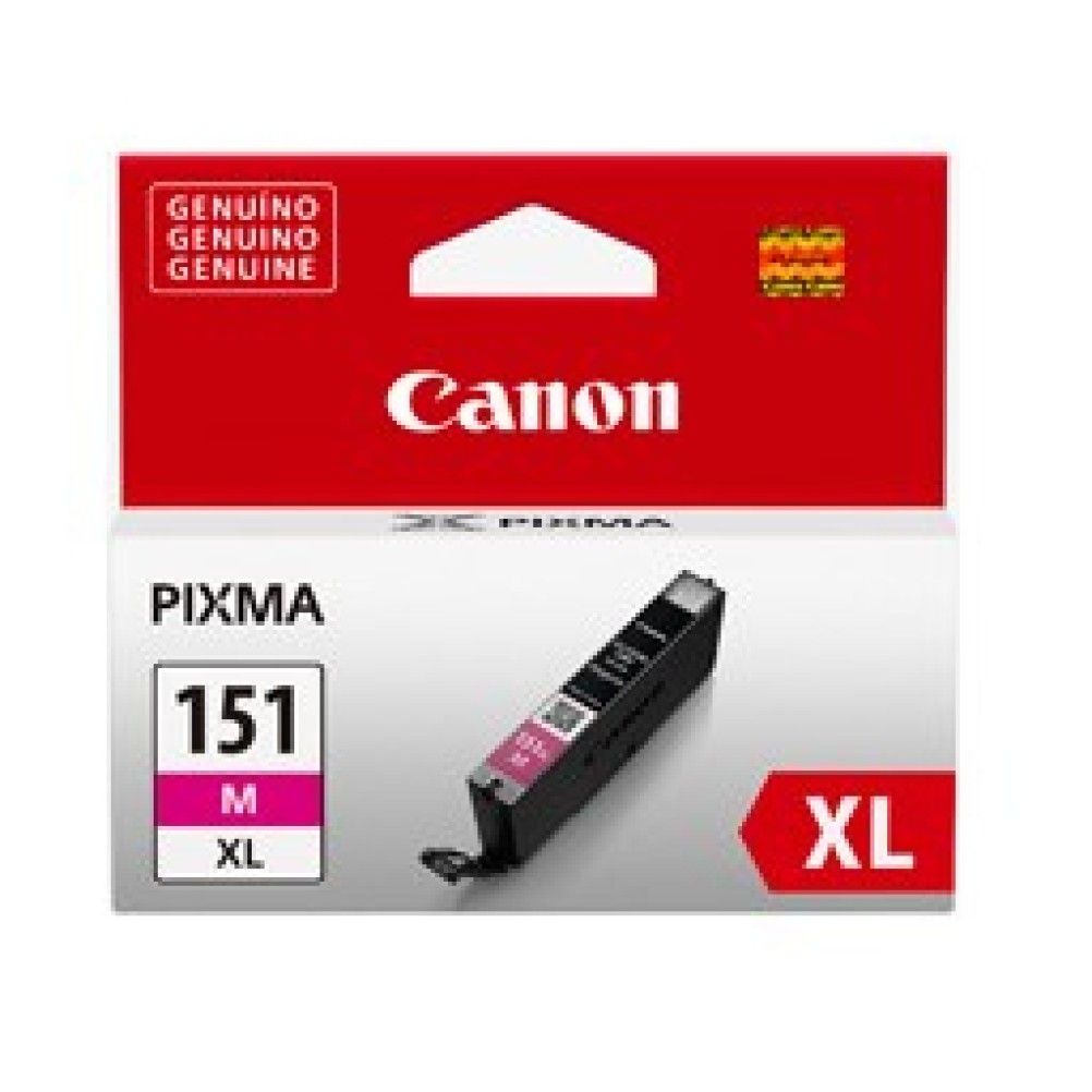 Cartucho de Tinta Canon CLI 151 XL Magenta 332 Página(s) PIXMA IP-7210, MX-721