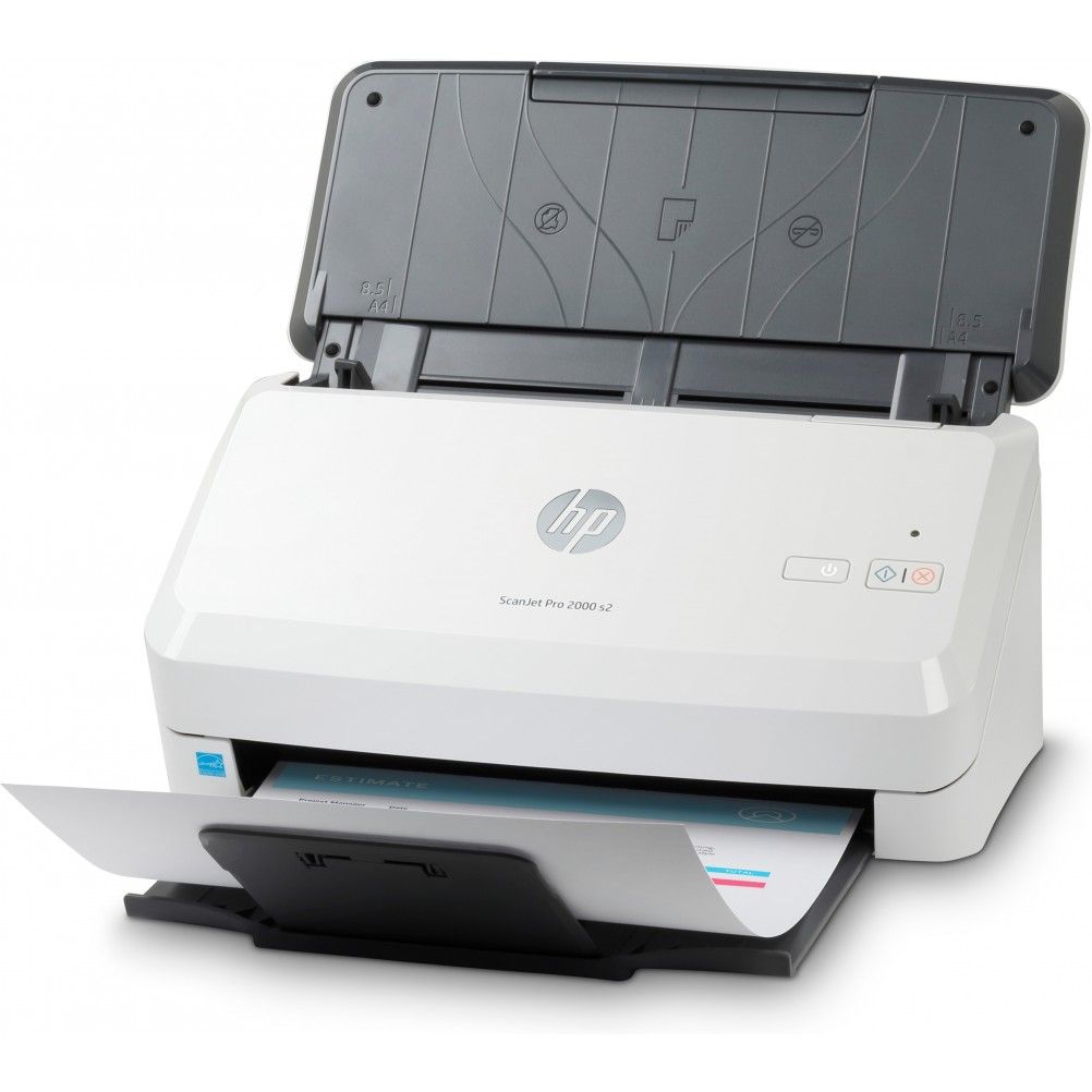 SCANNER HP SCANJET PRO 2000 S2, 600 X 600DPI, ESCÁNER COLOR, ESCANEADO DÚIPLEX, USB, NEGRO/BLANCO 6FW06A