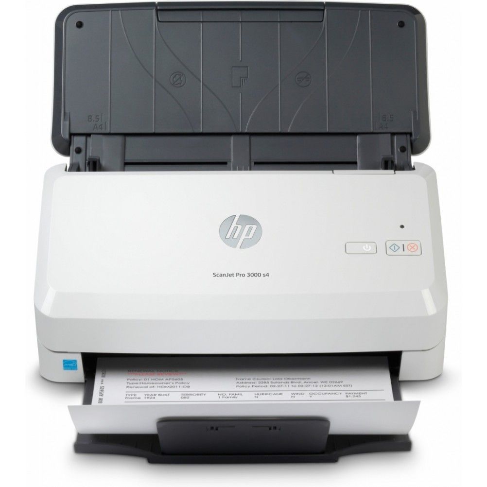 SCANNER HP SCANJET PRO 3000 S4, 600 X 600DPI, ESCÁNER COLOR, ESCANEADO DÚPLEX, USB, NEGRO/BLANCO 6FW07A