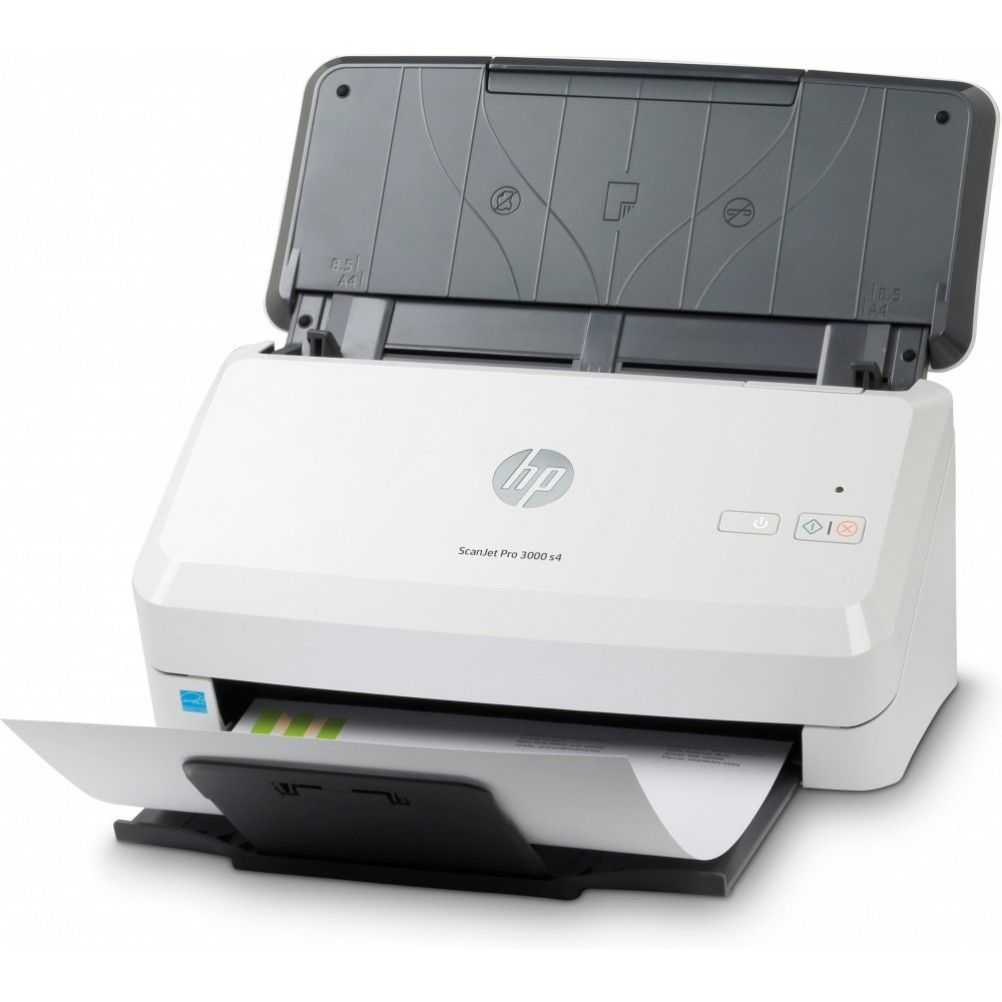 SCANNER HP SCANJET PRO 3000 S4, 600 X 600DPI, ESCÁNER COLOR, ESCANEADO DÚPLEX, USB, NEGRO/BLANCO 6FW07A