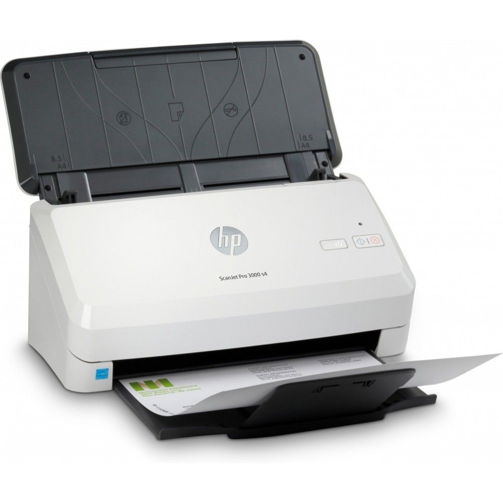 SCANNER HP SCANJET PRO 3000 S4, 600 X 600DPI, ESCÁNER COLOR, ESCANEADO DÚPLEX, USB, NEGRO/BLANCO 6FW07A