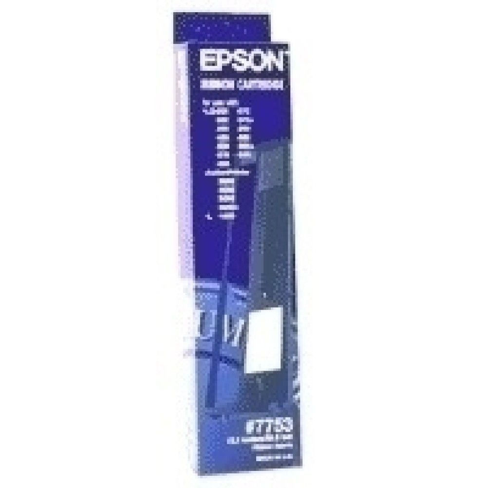 Cinta para Impresora Epson Black Fabric Ribbon Matriz de Punto LQ500 510, 570