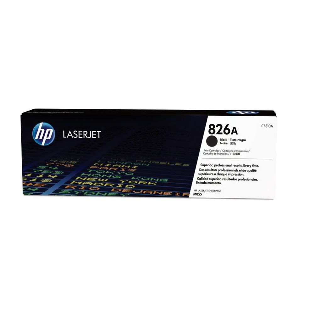 Cartucho de Toner HP 826A Negro HP LaserJet Enterprise M855, 29000 Página(s)