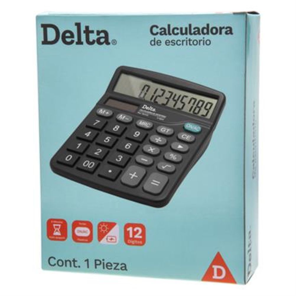 Calculadora de Escritorio Barrilito Delta de 12 Digito(s) 26 Teclas(s)