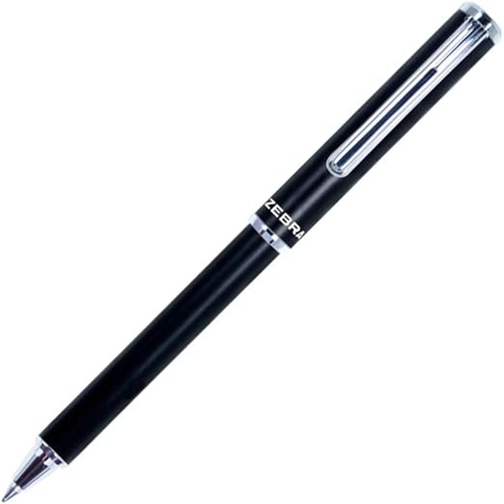 Bolígrafo Zebra Mini Slide Pen Deslizable Punto Fino 0.7mm Color Negro