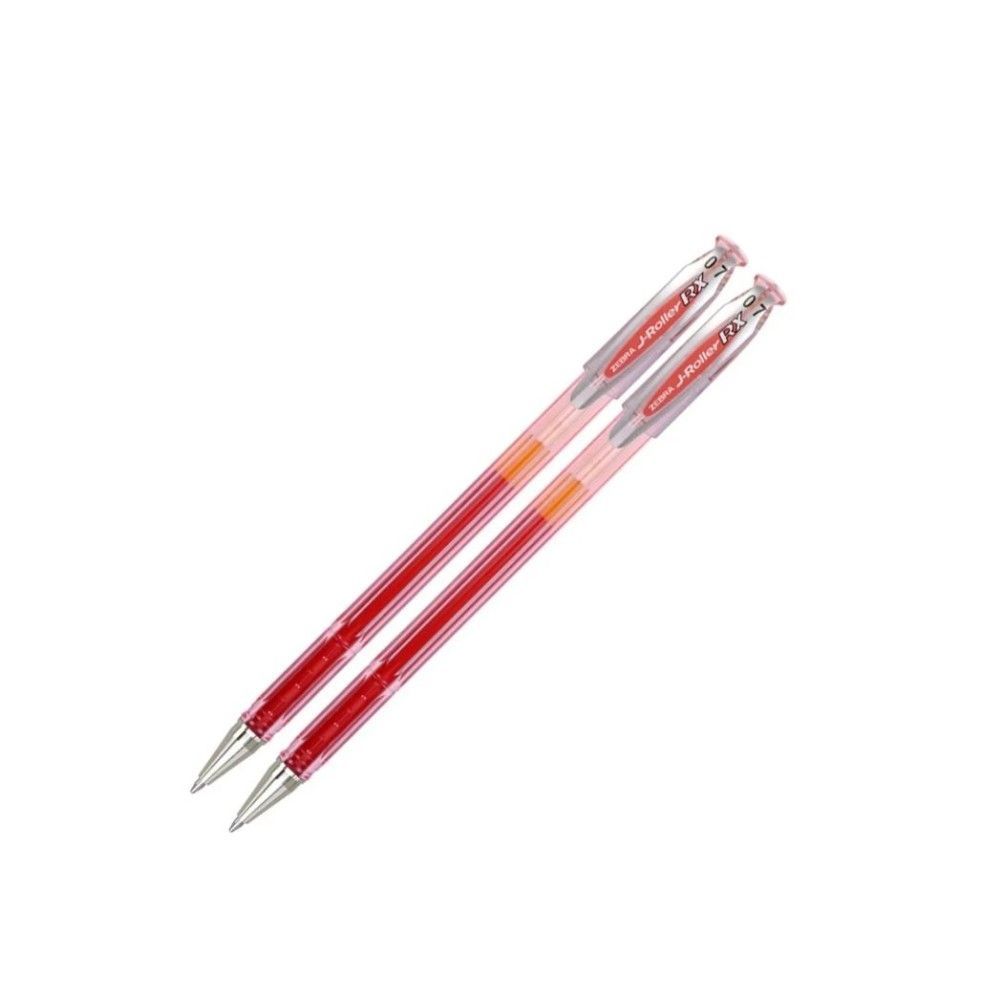 Bolígrafo Zebra J Roller RX Punta Mediana 0.7mm Tinta Gel Color Rojo 12 Pieza(s)