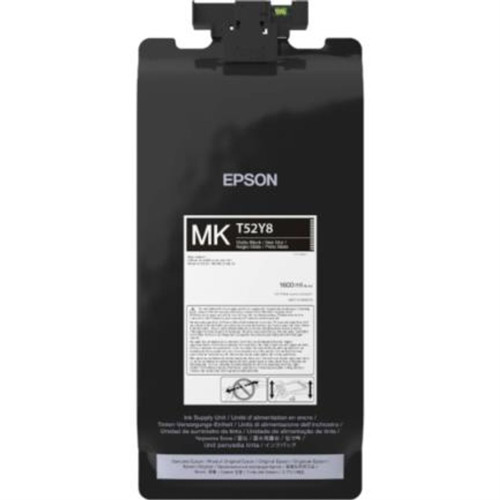 Cartucho de Tinta para Impresora Epson UltraChrome T52Y XD3 Negro Mate Compatible con SureColor T7770DL