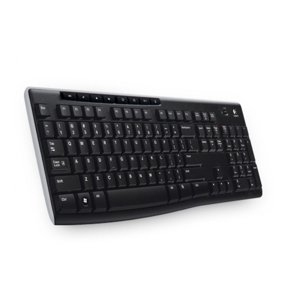 Teclado Logitech K270 Inalámbrico USB 2.0 Negro