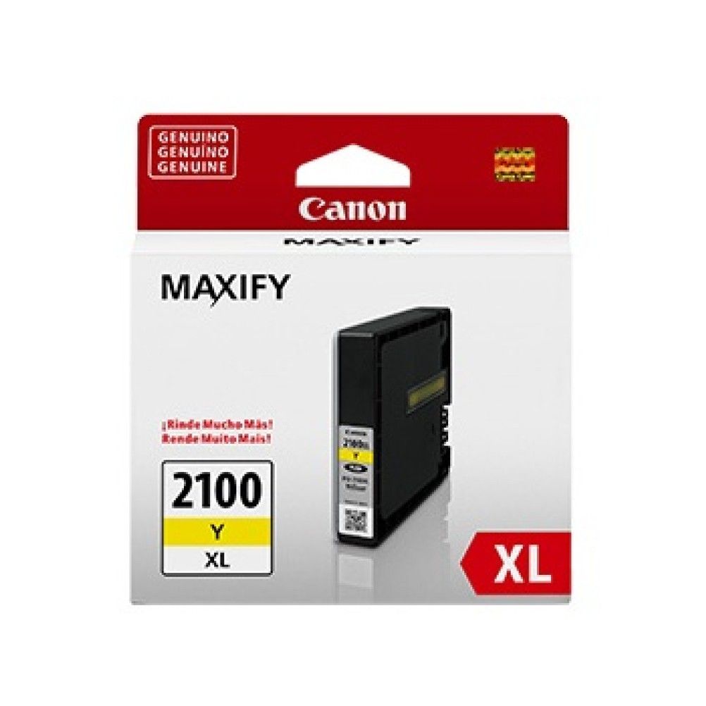 Cartucho de Tinta Canon PGI-2100 Amarillo 1520 Página(s) MAXIFY IB4010